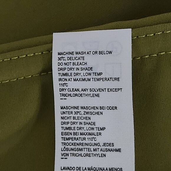 Baleaf Chartreuse Green Cropped Leggings NWT Size Small Green Leggings - Picture 7 of 9